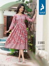 Label By Kaya Rayon Capsual Best Anarkali Kurti Wholesale Shop In Surat